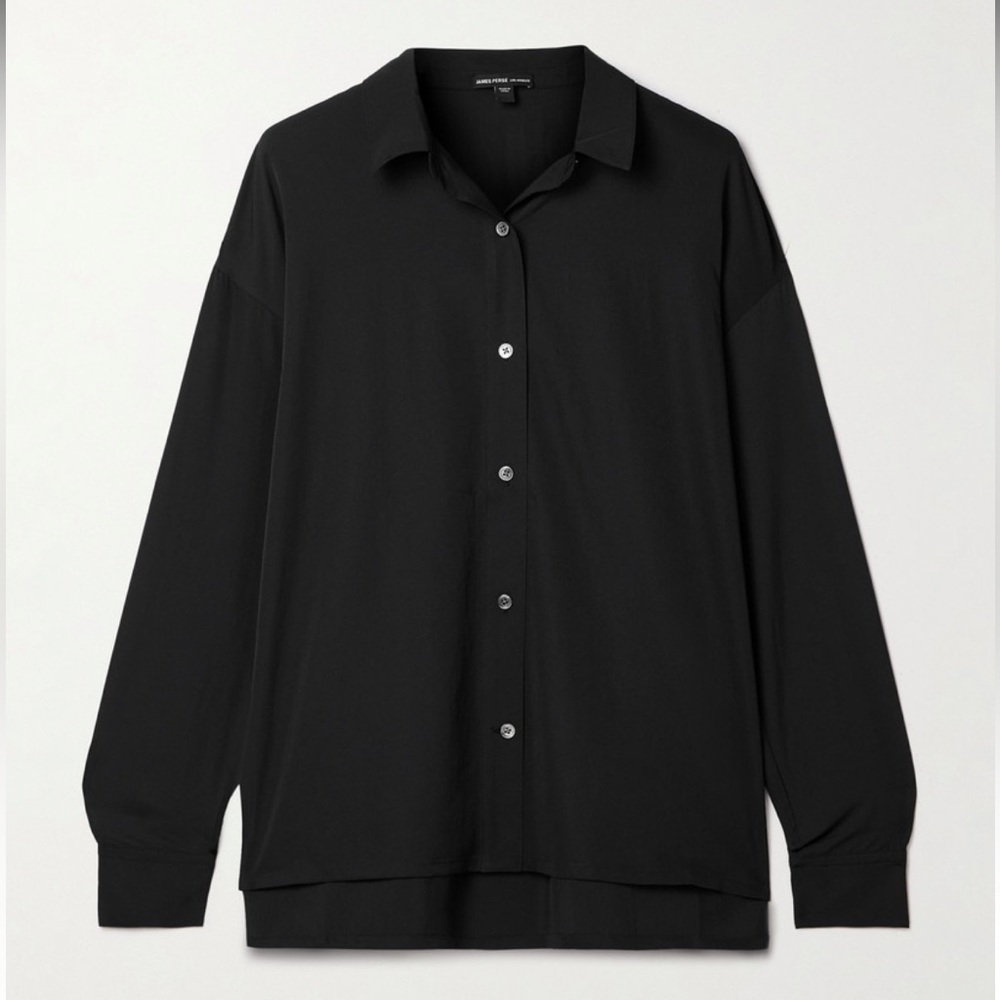 Oversized Matte Satin Shirt